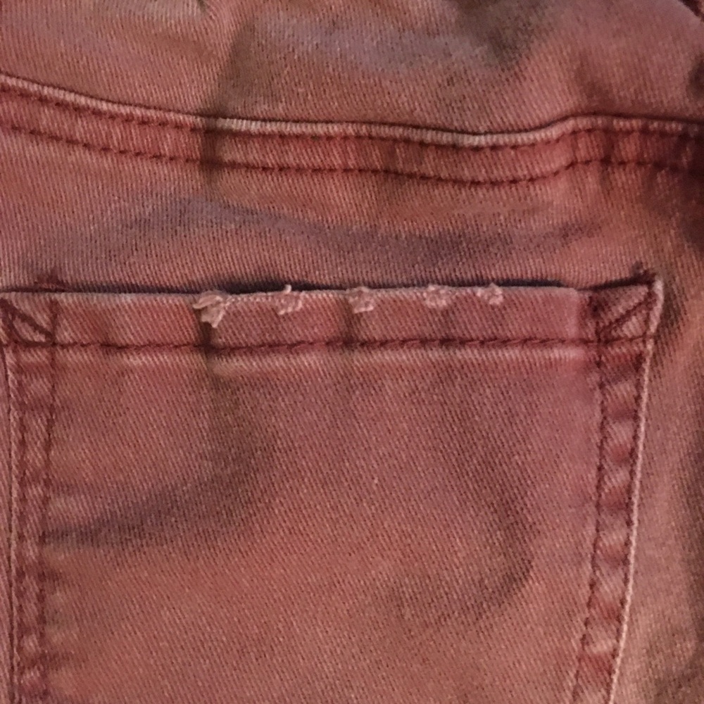 Scoop Crop Strayed Frayed Edge Jeans: Size 2 - Picture 6 of 12